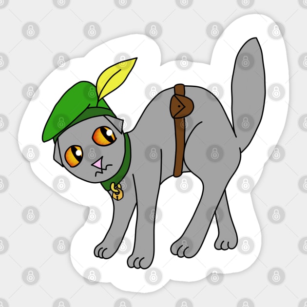 Thief Cat from Cat20 Sticker by Myowu